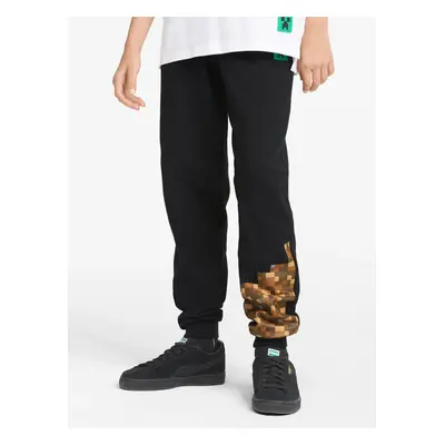 Black boys sweatpants Puma x MINECRAFT - unisex