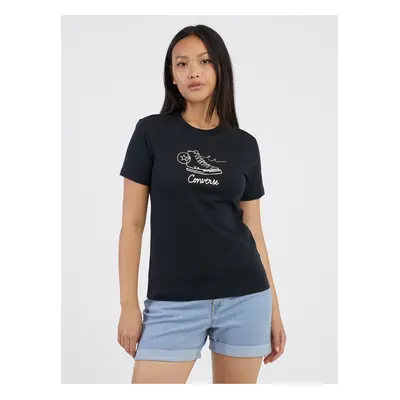 Black women's T-shirt Converse - Women