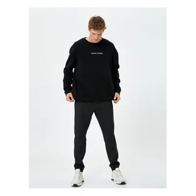 Koton Men's Sweatshirt Black