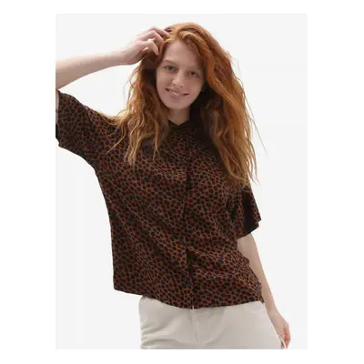 Brown Women's Patterned Shirt VANS - Women