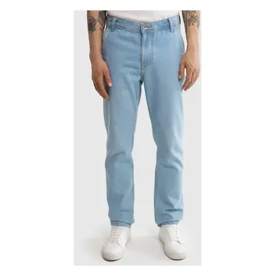 Big Star Man's Straight Trousers Denim Light Denim-253