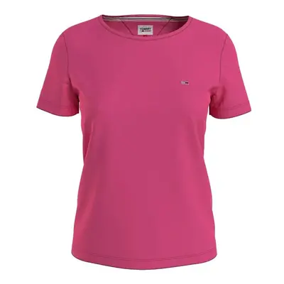 Tommy Jeans T-shirt - TJW SOFT JERSEY TEE pink