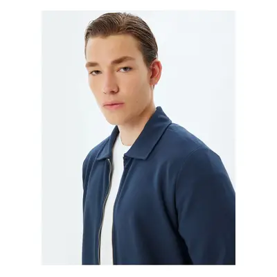 Koton Navy Blue Men's Adult Jacket