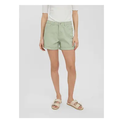 Light green shorts VERO MODA Nineteen - Women's