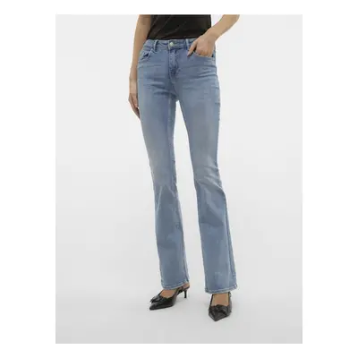 Light Blue Women's Flared Fit Jeans Vero Moda - Women