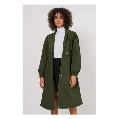 Bigdart Lined Long Trench Coat - Khaki