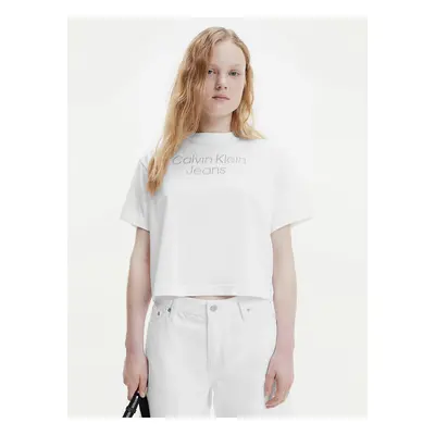 White women's T-shirt Calvin Klein Jeans - Women