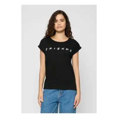 Black T-shirt with Ladies Friends logo