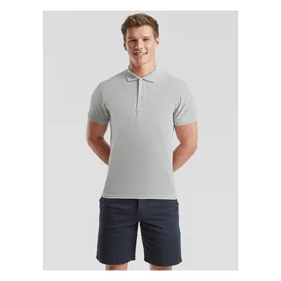 Light grey men's shirt Iconic Polo Friut of the Loom