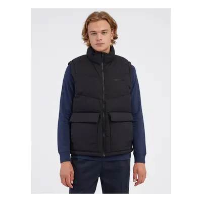 Black men's quilted vest Jack & Jones Vester - Men's