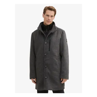 Dark grey men's winter coat Tom Tailor - Men's