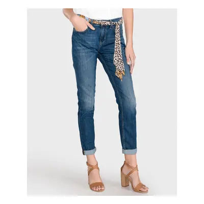 Blue women's boyfriend jeans Liu Jo Precious - Women