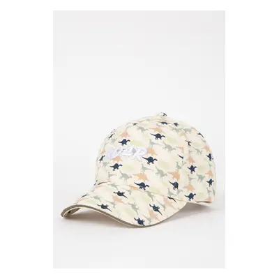 DEFACTO Boy's Patterned Cotton Baseball Basketball Cap