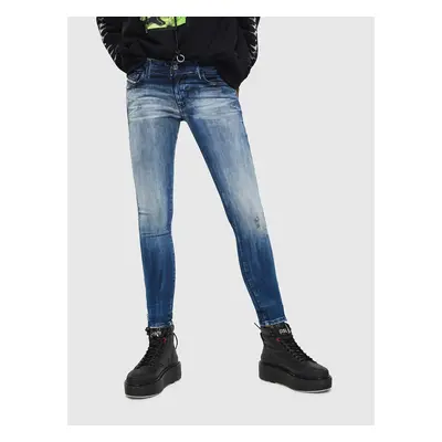 Diesel Jeans - SLANDYLOWZIP L.32 TROUSERS blue