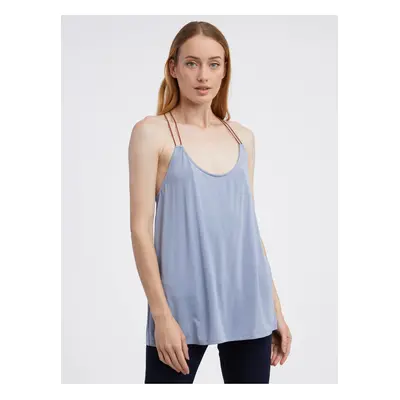 Light blue women's tank top CAMAIEU - Womens