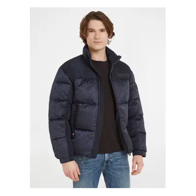 Dark Blue Men's Winter Quilted Jacket Tommy Hilfiger New York Mo - Men's