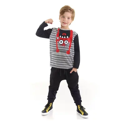 Denokids Dangling Monster Boy T-shirt Trousers Set