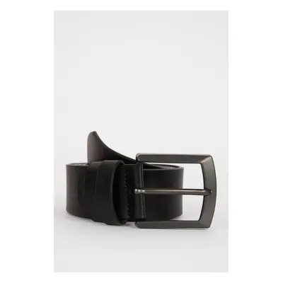 DEFACTO Men's Faux Leather Jean Belt