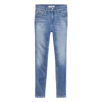 Tommy Jeans Jeans - SHAPE HR SKNY DYQCLS blue