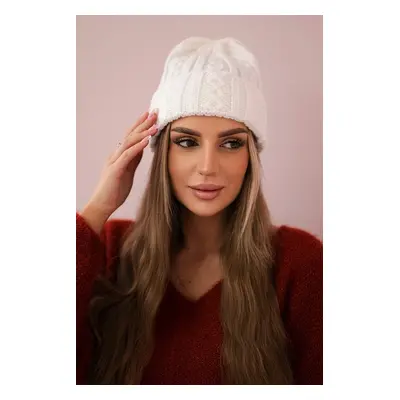 marka niezdefiniowana Cap with turn up Marzena K206 white