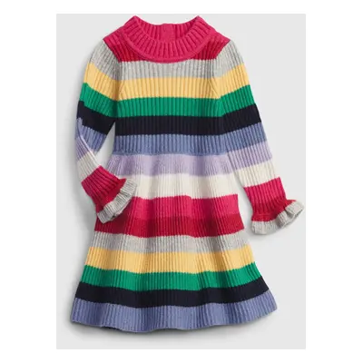 GAP Baby Striped Dress with Frills - Girls