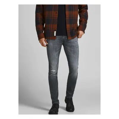 Dark Grey Skinny Fit Jeans Jack & Jones Iliam - Men