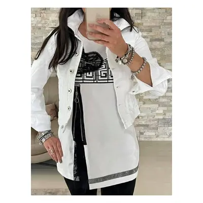 Blouse white By o la la axp0648. R01