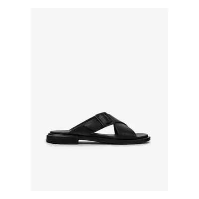 Black women's leather slippers Camper - Women