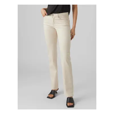 Creamy women's straight fit jeans VERO MODA Daf - Women