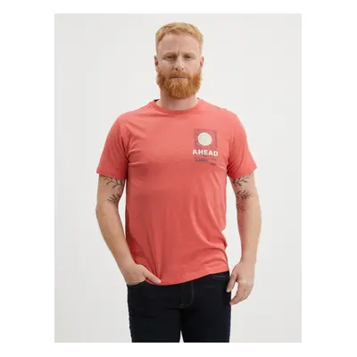 Red men's T-shirt LERROS - Men