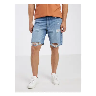 Men's Light Blue Denim Shorts ONLY & SONS Edge - Men