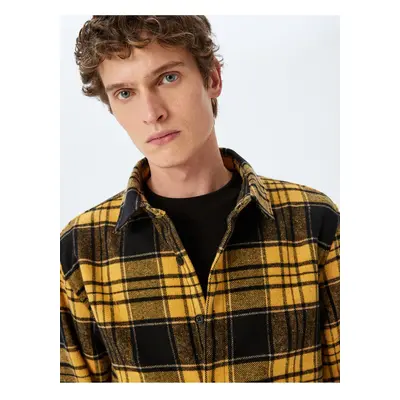 Koton Long Sleeve Plaid Lumberjack Shirt