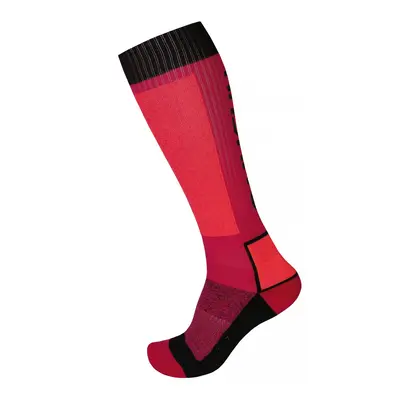 HUSKY Snow Wool socks pink/black