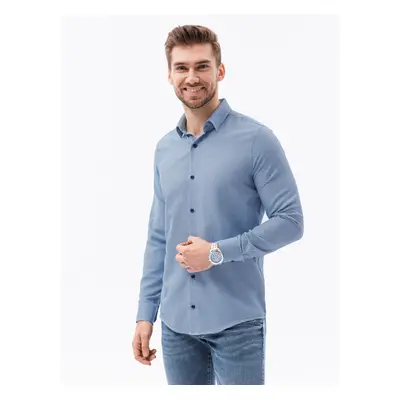 Ombre Clothing Men's shirt with long sleeves