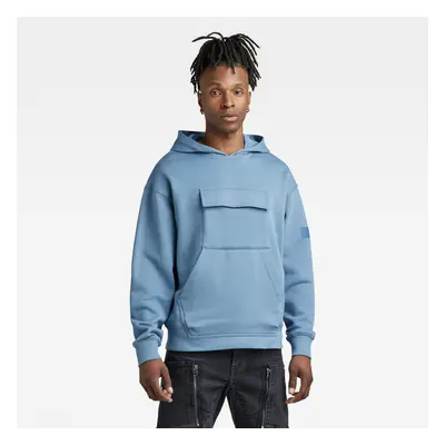 G-STAR Sweatshirt - Double pt loose hdd sw blue