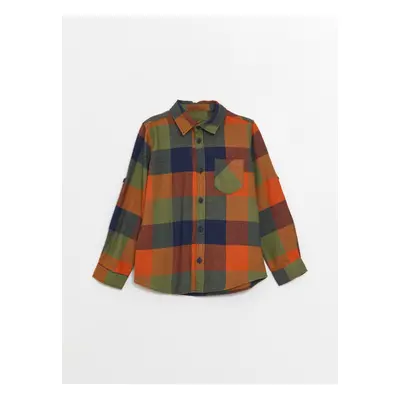 LC Waikiki Plaid Long Sleeve Boy's Shirt