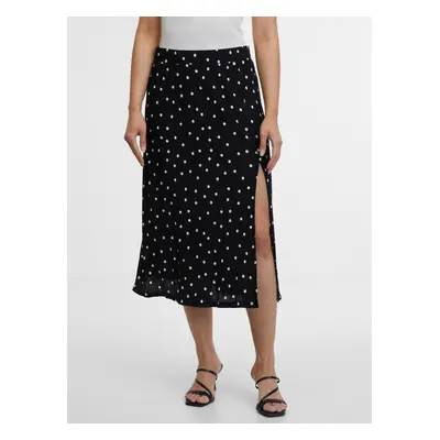 Orsay Women's Black Polka Dot Skirt - Women's