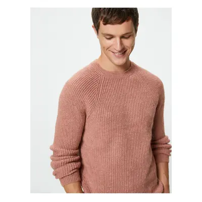 Koton Knitwear Sweater Crew Neck Soft Textured Slim Fit Long Sleeve