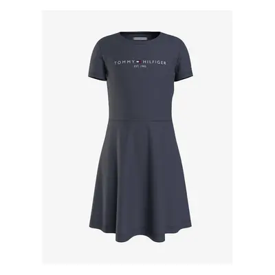 Dark Blue Girl Dress Tommy Hilfiger - Girls