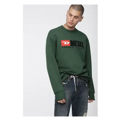 Sweatshirt - Diesel SCREWDIVISION SWEATSHIRT green