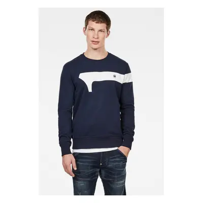 G-STAR Sweatshirt - Graphic r sw l\s dark blue