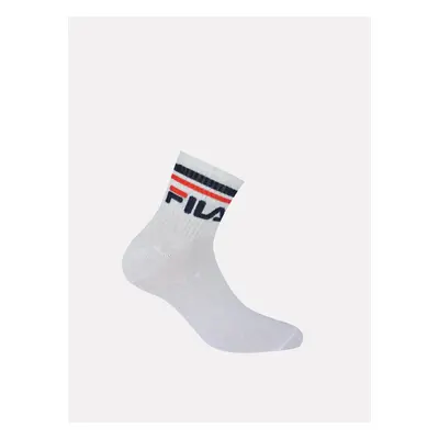 Set of three pairs of men's white FILA ankle socks - Men's