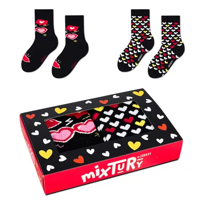 ZOOKSY/RAINBOW SOCKS Zooksy mixTURY szerelmes zoknikészlet gyerekeknek