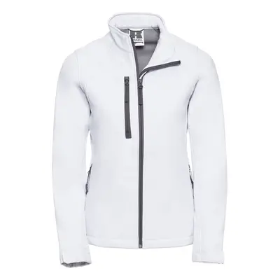 White Women's Soft Shell Russell Jacket