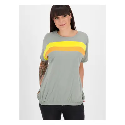 Light grey women's loose T-shirt Alife and Kickin - Women's