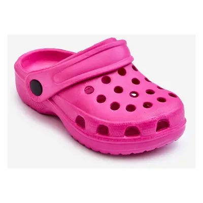 WJ1 Baby Foam Crocs Slides Pink Percy