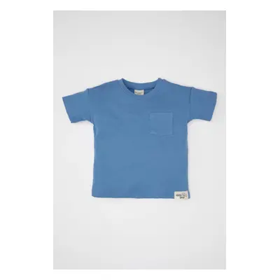 DEFACTO Baby Boy Crew Neck Waffle Short Sleeve T-Shirt