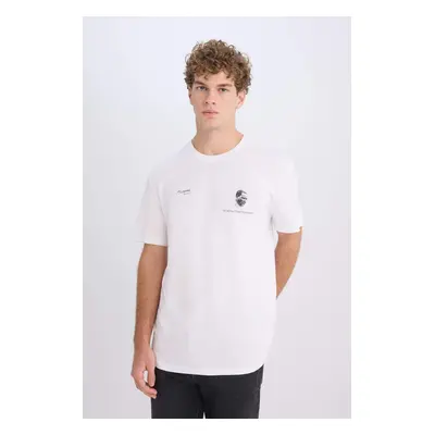 DEFACTO Regular Fit Crew Neck Printed Short Sleeve T-Shirt