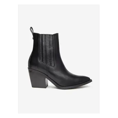 NeroGiardini Black women's leather ankle boots Nero Giardini - Women's