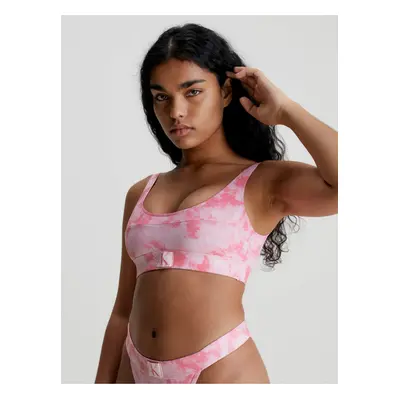 Pink women's patterned bikini top Calvin Klein Underwear - Women